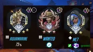 21K HEALS! ML7 + WANTED + AQUAMARINE! ANA Overwatch Gameplay Season 26 Top 500