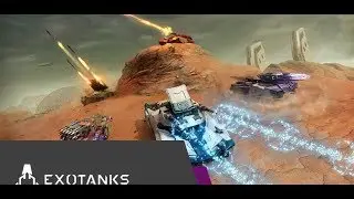 ExoTanks MOBA: геймплей, gameplay