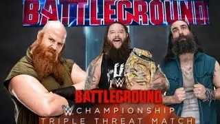 WWE 2K15 Battleground PPV Highlights Season 5 ( Universe Mode )