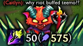 SO RIOT BUFFED TEEMO