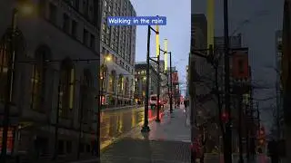 Walking in the Rain, Waterfront, Vancouver