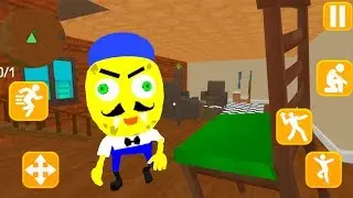 Neighbor Sponge. Scary Secret 3D - android game