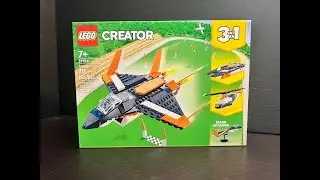 Creator - Supersonic Jet 3 in 1 LEGO set 31126