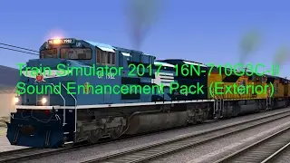 Train Simulator 2017: 16N-710G3C-II Sound Enhancement Pack (Exterior)