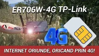 Scapa de grija internetului cu noul router 4G TP-Link | ER706W-4G Omada