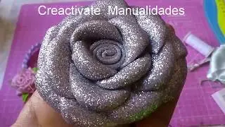 Flor de fomi o goma eva fácil de hacer - Канзаши