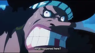 Kuzan (Aokiji) Freezes Blackbeard's crew and meets Blackbeard - One Piece 1114
