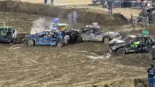 8-17-24 Illinois State Fair Demo Derby Modified Compacts