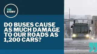 Yes, one bus can do more pavement damage than 1,200 cars