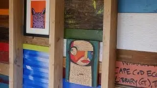 Building a Shed or Cabin with FREE RECYCLED MATERIALS- Deek's WILD WALL