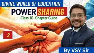 Power sharing |Class - 10th|Part - 2|By - VSY Sir|