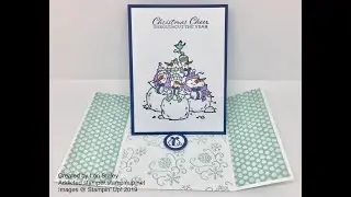 World Card Making Day 2021 - Fun Fold Christmas Card with Snowbody Better