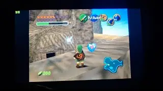 Bombchu Hover from Desert Colossus Heart Container to Hover Boots as Young Link - Ocarina of Time 