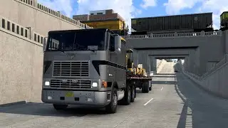 American Truck Simulator Gameplay JCB Equipment Ca&ccedil;amba Basculante HTD  Miniescavadeira #gameplay