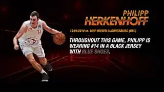 Game Edit Philipp Herkenhoff | BBL 2018-19 - Rasta Vechta @ Ludwigsburg