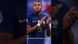 Nkunku will miss wc due to an injury #fifa #shorts #france #nkunku