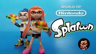 Splatoon Inkling Boy & Girl World of Nintendo figures review