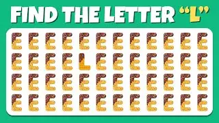 🔍🧩 Find the Odd One Out – Letters Edition! 🧠 Fun Brain Teaser Puzzle for All Ages