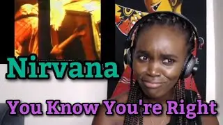 AFRICAN GIRL FIRST TIME HEARING Nirvana - You Know You're Right 