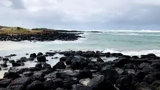 Outdoor Walk - A  secluded beach, ocean sounds and meditative music.