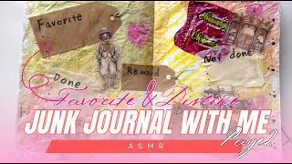 Page2 ASMR JUNK JOURNAL WITH ME  Favorite