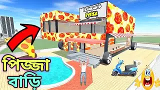 Franklin Change House to Pizza Delivery House in Indian Bike Driving 3D! 🍕🏠
