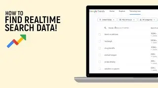 How to Find Realtime Search Data on Google Trends [easy]