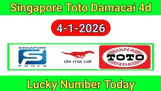 4-1-2026 Toto 4d Prediction Number Today || Singapore 4d Toto 4d Damacai 4d prediction Number Today