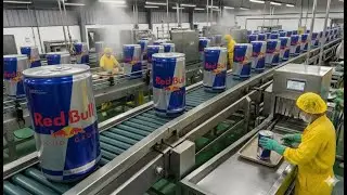 How Red Bull Is Made Inside the Energy Drink Production Line (Full Process)