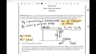Cooking up past AP Physics 1 FRQs