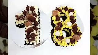 Lettercake Numbercake Zahlen torte 18 u. 13 #numbercake #yaspasta #doğumg&uuml;n&uuml;