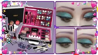 copper glitter cut crease/easy copper glitter smokey eyes makeup tutorial/party makeup