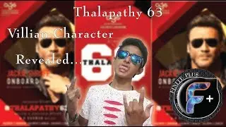 Breaking : Thalapathy 63's  Villian Character  Revealed...  l  Finite Plus l Thalapathy 63