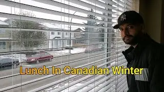 Lunch In Canadian Winter by Aftab Rahimoon