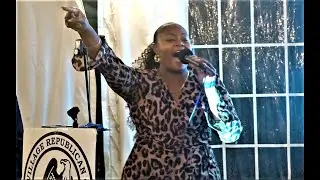 Bevelyn Beatty speaks at QVGOP Meeting