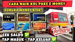 CARA NAIK KRL MENGGUNAKAN E MONEY