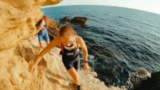 Swimrun Sunset falaises Cassis