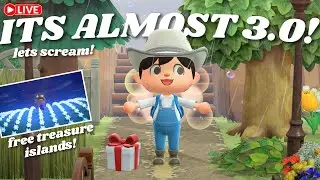 5 FREE treasure islands & final prep for the 3.0 update in animal crossing: new horizons!