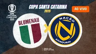BLUMENAU X NAÇÃO - AO VIVO E COM IMAGENS