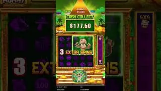 Big WIN on Mo&rsquo; Mummy Cash Collect! #slot #momummy #win