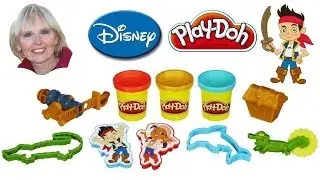 &hearts;&hearts; Play-Doh Treasure Creations Set Featuring Jake and the Never Land Pirates