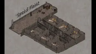Epic Isometric Map Making Speedpaint | Speededit | Prison/Dungeon Cells