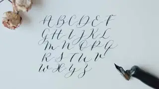 How to write in modern calligraphy - for beginners
