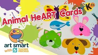 Animal HeART Cards | Art Smart with Teacher Precious