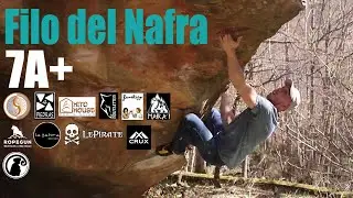 Filo del Nafra 7A+ | Rozas Boulder | Sector Spa