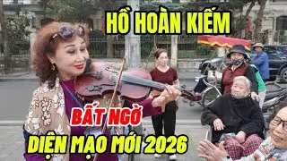 Bất Ngờ Diện Mạo Mới Của Hồ Hoàn Kiếm Đẹp Không Ngờ- Nghe Biểu Diễn Vĩ Cầm Cho Người Tàn Tật