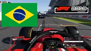 F1 2019 - 25% Quick Race at Circuit Interlagos, Brazilian in Charles Leclerc Ferarri
