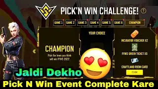 Free Fire Pick N Win Event Kaise Complete Kare | Pick N Win Ff Best Team | Pick N Win Event In Hindi