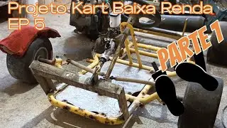 Kart caseiro com motor de Burgman 125 Epis&oacute;dio 5 Pedais