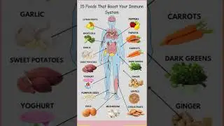 15 Foods that Boost your Immune System #shorts #health #food #immunitybooster